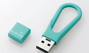 エレコム USBメモリ “DATA hook” 4GB MF-HKU204GBU （ブルー）