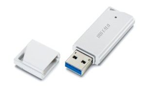 BUFFALO USB3.0/2.0用 USBメモリー RUF3-K4G-WH （4GBホワイト）