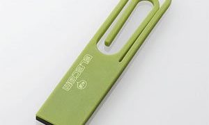 エレコム USBメモリ “DATA clip” 4GB MF-CLU204GGN （グリーン）