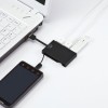 SANWA SUPPLY スマホ充電・データ転送用 4ポートUSB2.0ハブ USB-HMU403BK （ブラック）